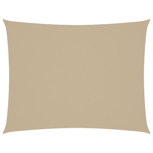 vidaXL Πανί Σκίασης Ορθογώνιο Μπεζ 2 x 3 μ. από Ύφασμα Oxford
