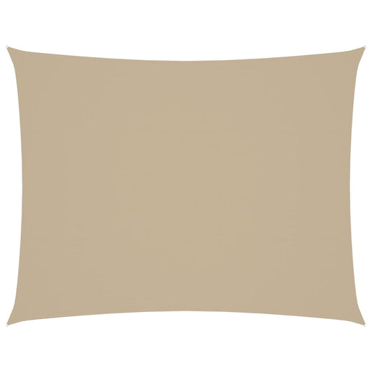 vidaXL Πανί Σκίασης Ορθογώνιο Μπεζ 2,5 x 3,5 μ. από Ύφασμα Oxford