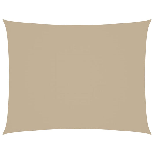 vidaXL Πανί Σκίασης Ορθογώνιο Μπεζ 2,5 x 4 μ. από Ύφασμα Oxford