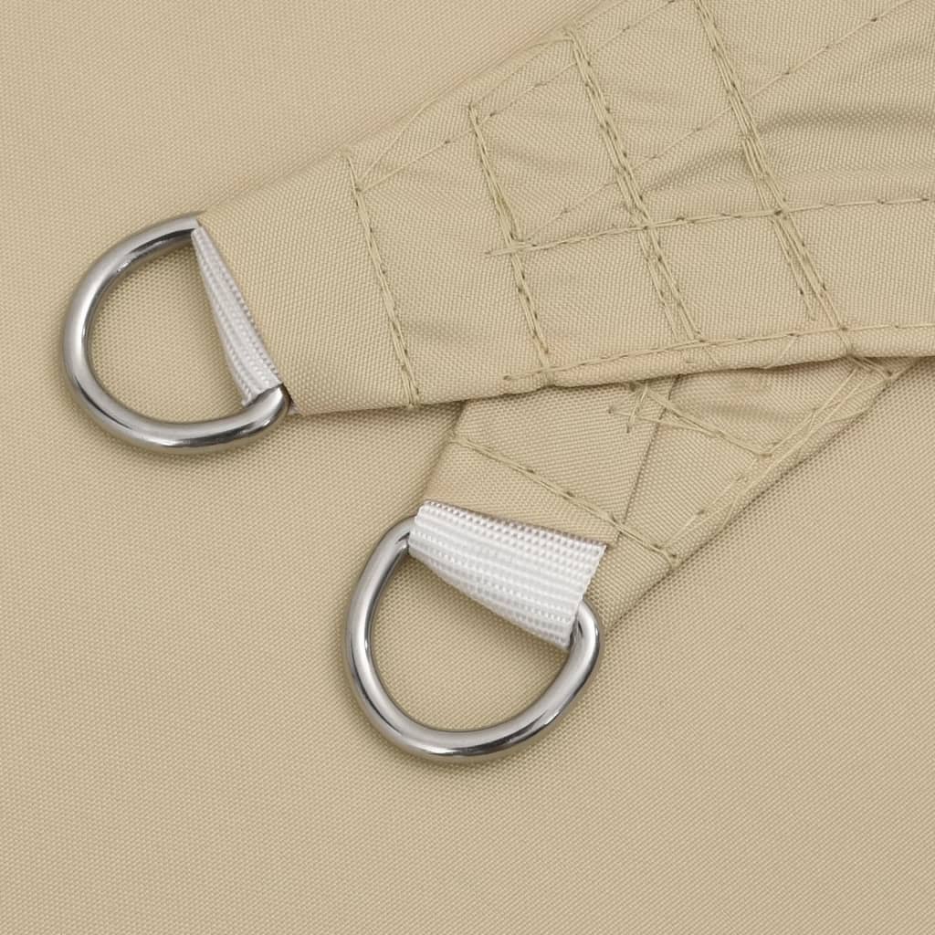 vidaXL Πανί Σκίασης Τρίγωνο Μπεζ 4,5 x 4,5 x 4,5 μ. από Ύφασμα Oxford