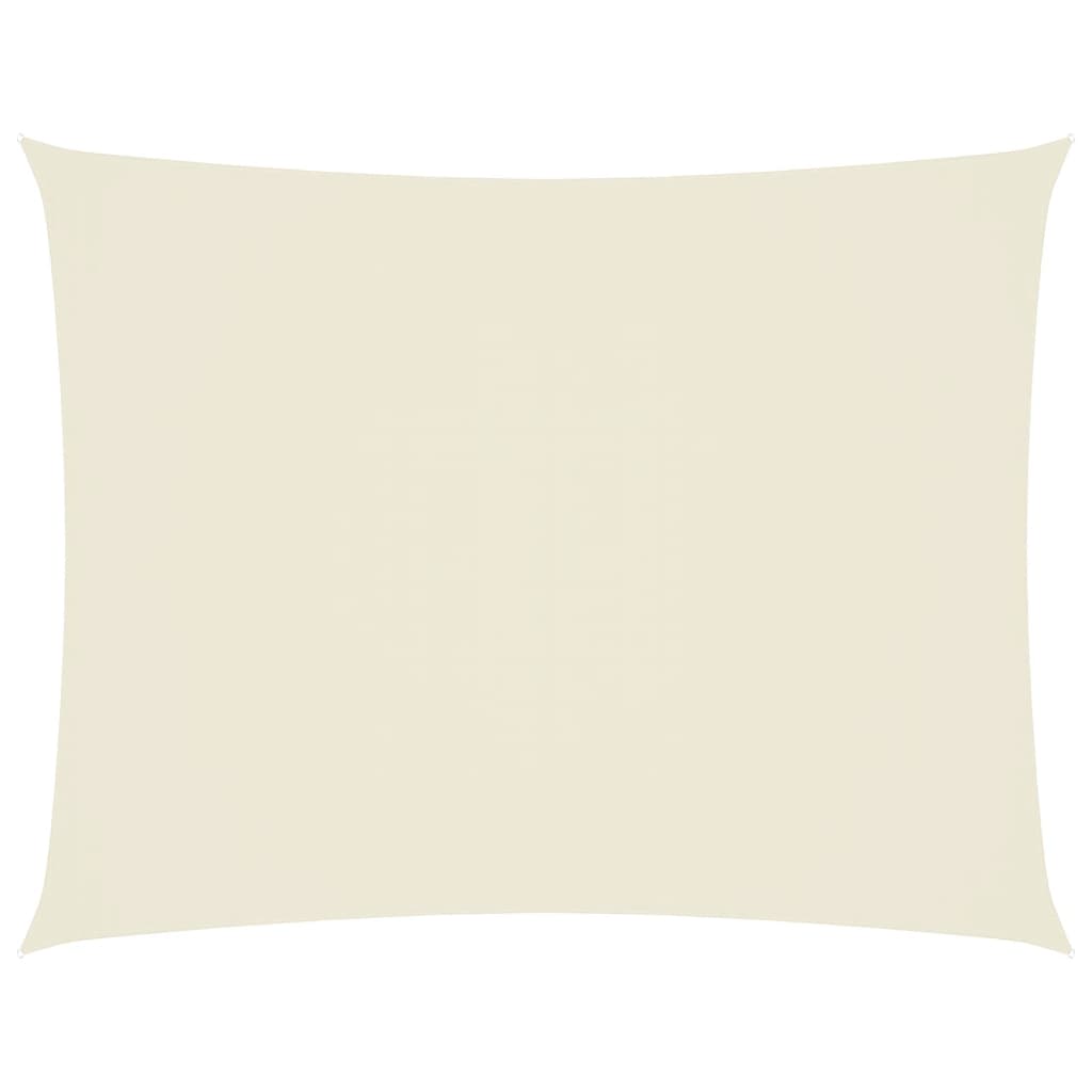 vidaXL Πανί Σκίασης Ορθογώνιο Κρεμ 2 x 3,5 μ. από Ύφασμα Oxford