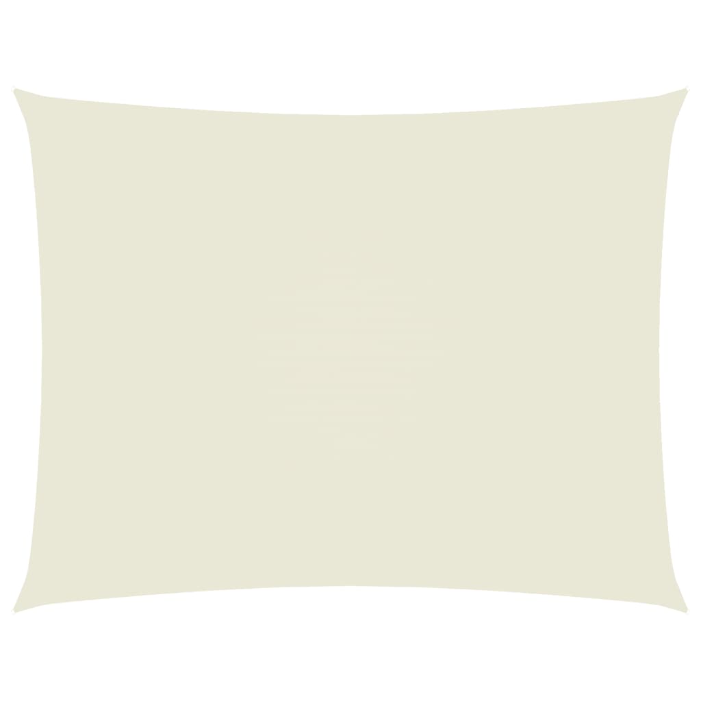 vidaXL Πανί Σκίασης Ορθογώνιο Κρεμ 2,5 x 4 μ. από Ύφασμα Oxford