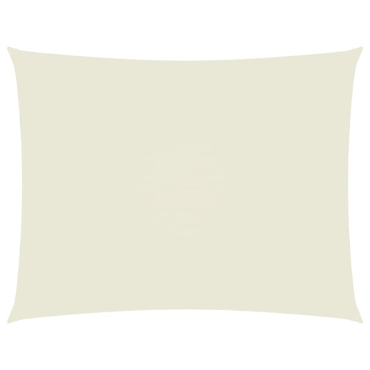 vidaXL Πανί Σκίασης Ορθογώνιο Κρεμ 2,5 x 4 μ. από Ύφασμα Oxford