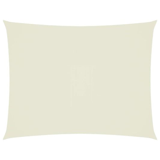 vidaXL Πανί Σκίασης Ορθογώνιο Κρεμ 4 x 5 μ. από Ύφασμα Oxford