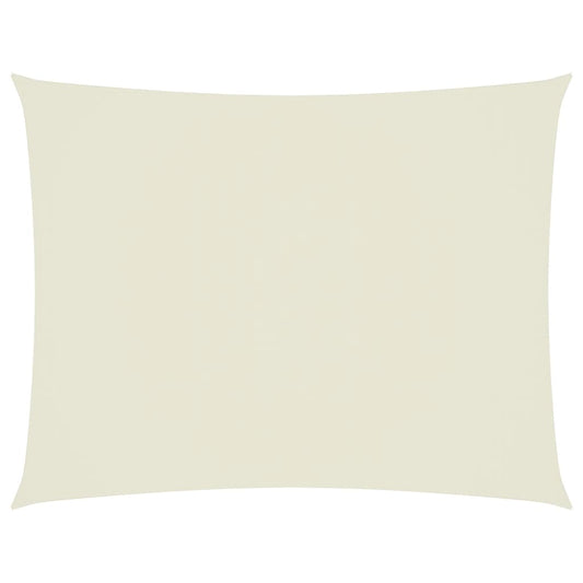 vidaXL Πανί Σκίασης Ορθογώνιο Κρεμ 6 x 7 μ. από Ύφασμα Oxford