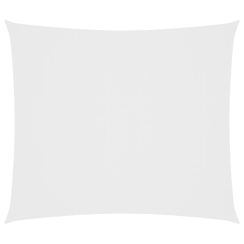 vidaXL Πανί Σκίασης Ορθογώνιο Λευκό 2 x 2,5 μ. από Ύφασμα Oxford