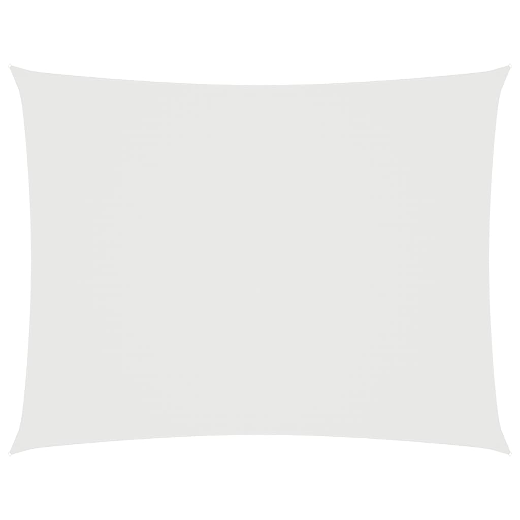 vidaXL Πανί Σκίασης Ορθογώνιο Λευκό 3 x 5 μ. από Ύφασμα Oxford