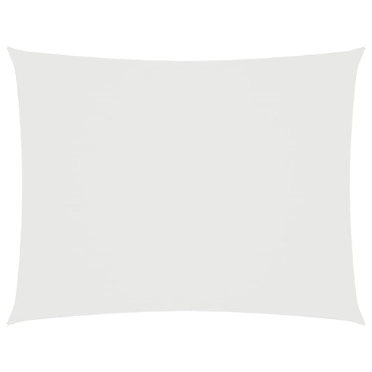 vidaXL Πανί Σκίασης Ορθογώνιο Λευκό 3 x 5 μ. από Ύφασμα Oxford