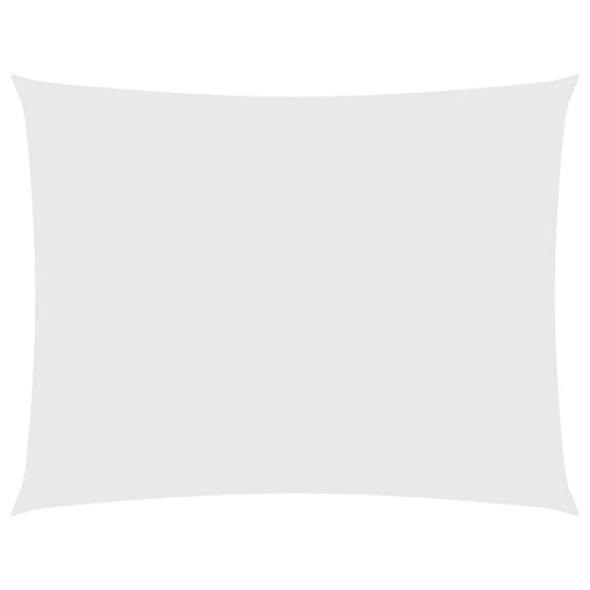 vidaXL Πανί Σκίασης Ορθογώνιο Λευκό 3,5 x 5 μ. από Ύφασμα Oxford