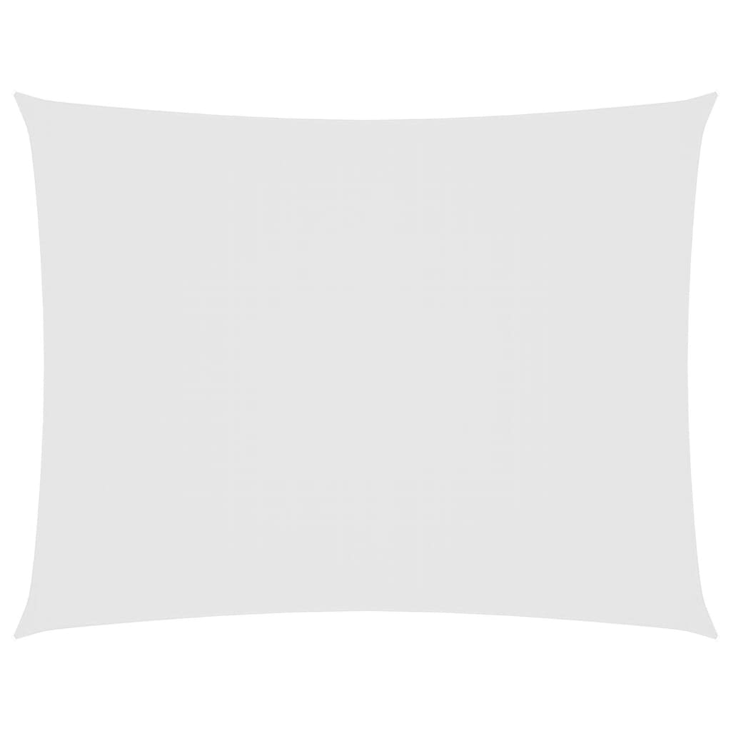 vidaXL Πανί Σκίασης Ορθογώνιο Λευκό 5 x 6 μ. από Ύφασμα Oxford