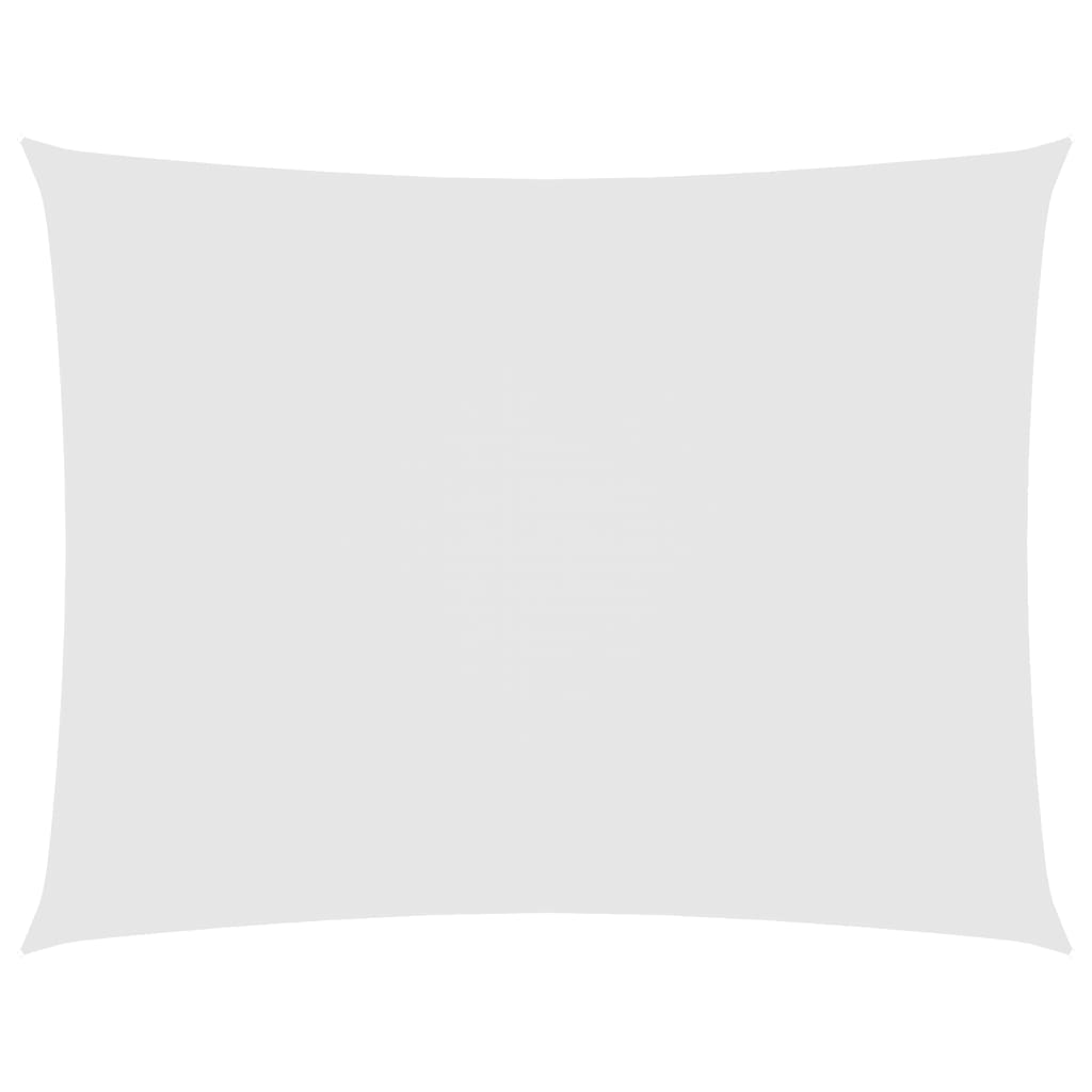 vidaXL Πανί Σκίασης Ορθογώνιο Λευκό 5 x 7 μ. από Ύφασμα Oxford