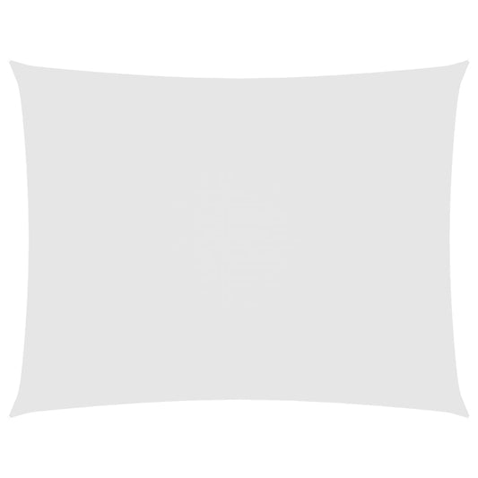 vidaXL Πανί Σκίασης Ορθογώνιο Λευκό 5 x 7 μ. από Ύφασμα Oxford