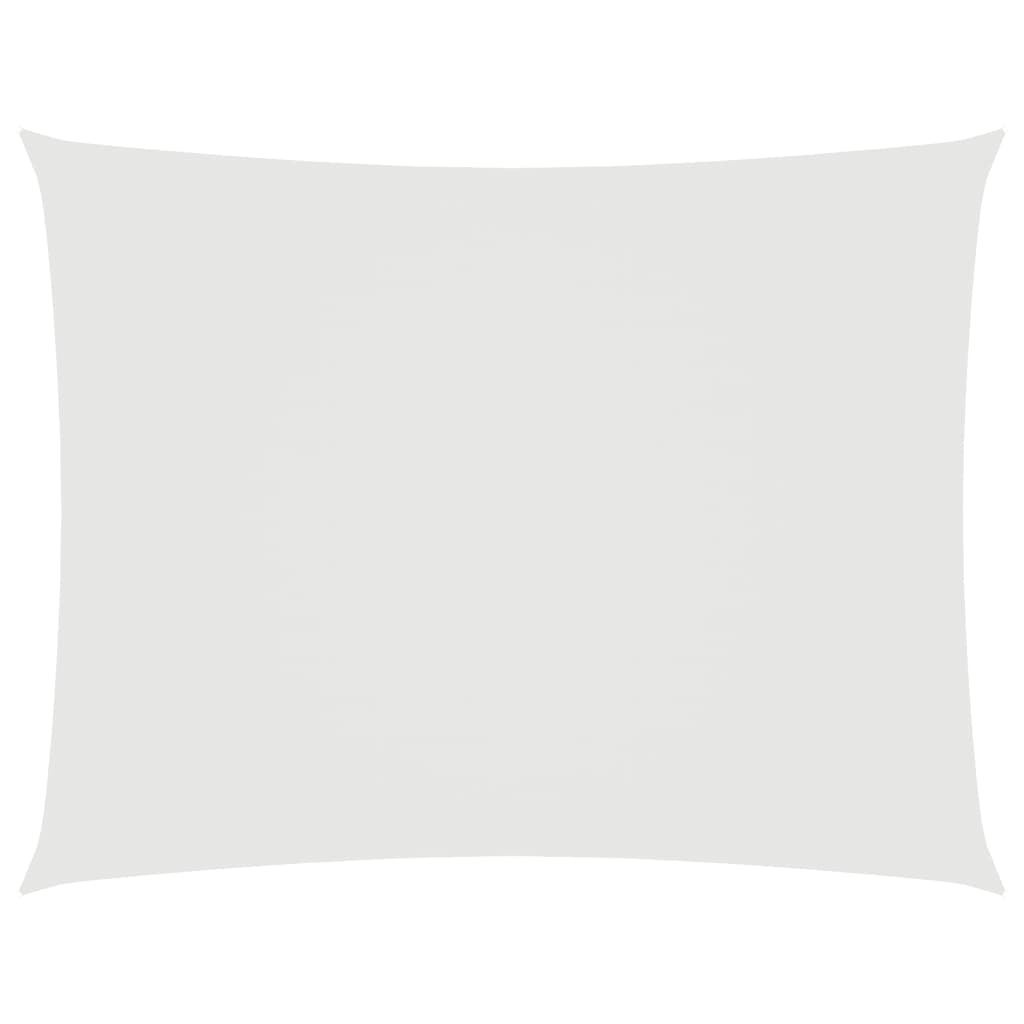 vidaXL Πανί Σκίασης Ορθογώνιο Λευκό 6 x 7 μ. από Ύφασμα Oxford