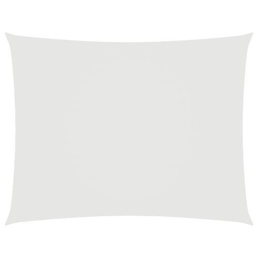 vidaXL Πανί Σκίασης Ορθογώνιο Λευκό 6 x 7 μ. από Ύφασμα Oxford