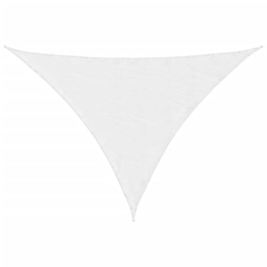 vidaXL Πανί Σκίασης Τρίγωνο Λευκό 3 x 4 x 5 μ. από Ύφασμα Oxford