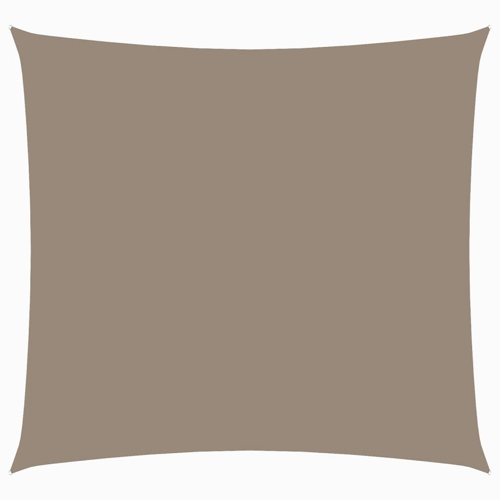 vidaXL Πανί Σκίασης Τετράγωνο Taupe 6 x 6 μ. από Ύφασμα Oxford