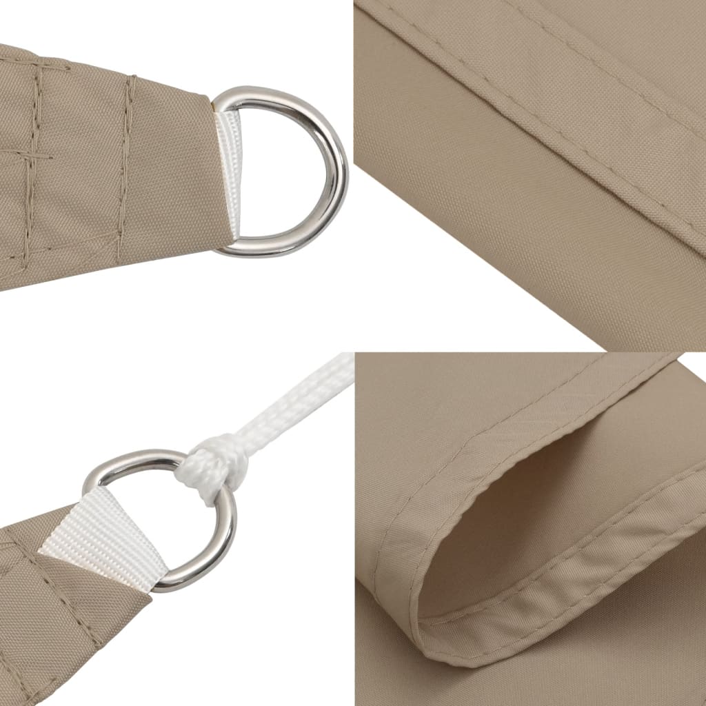 vidaXL Πανί Σκίασης Τετράγωνο Taupe 6 x 6 μ. από Ύφασμα Oxford