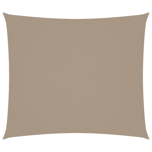 vidaXL Πανί Σκίασης Ορθογώνιο Taupe 2 x 2,5 μ. από Ύφασμα Oxford
