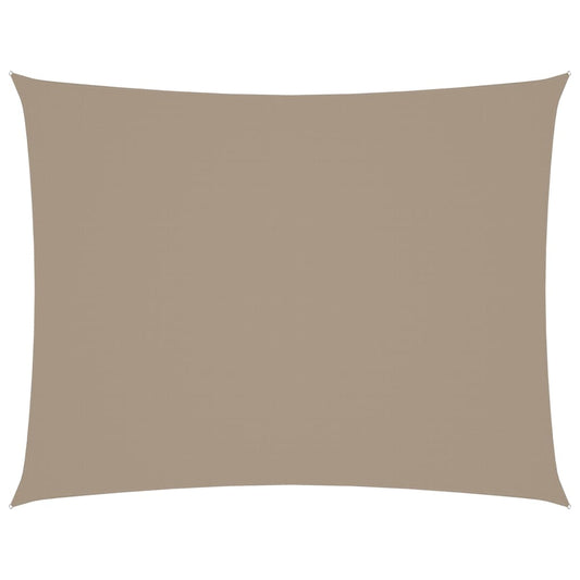 vidaXL Πανί Σκίασης Ορθογώνιο Taupe 2 x 3 μ. από Ύφασμα Oxford