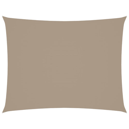 vidaXL Πανί Σκίασης Ορθογώνιο Taupe 2 x 3,5 μ. από Ύφασμα Oxford