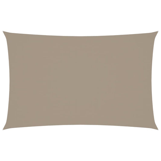 vidaXL Πανί Σκίασης Ορθογώνιο Taupe 2 x 5 μ. από Ύφασμα Oxford