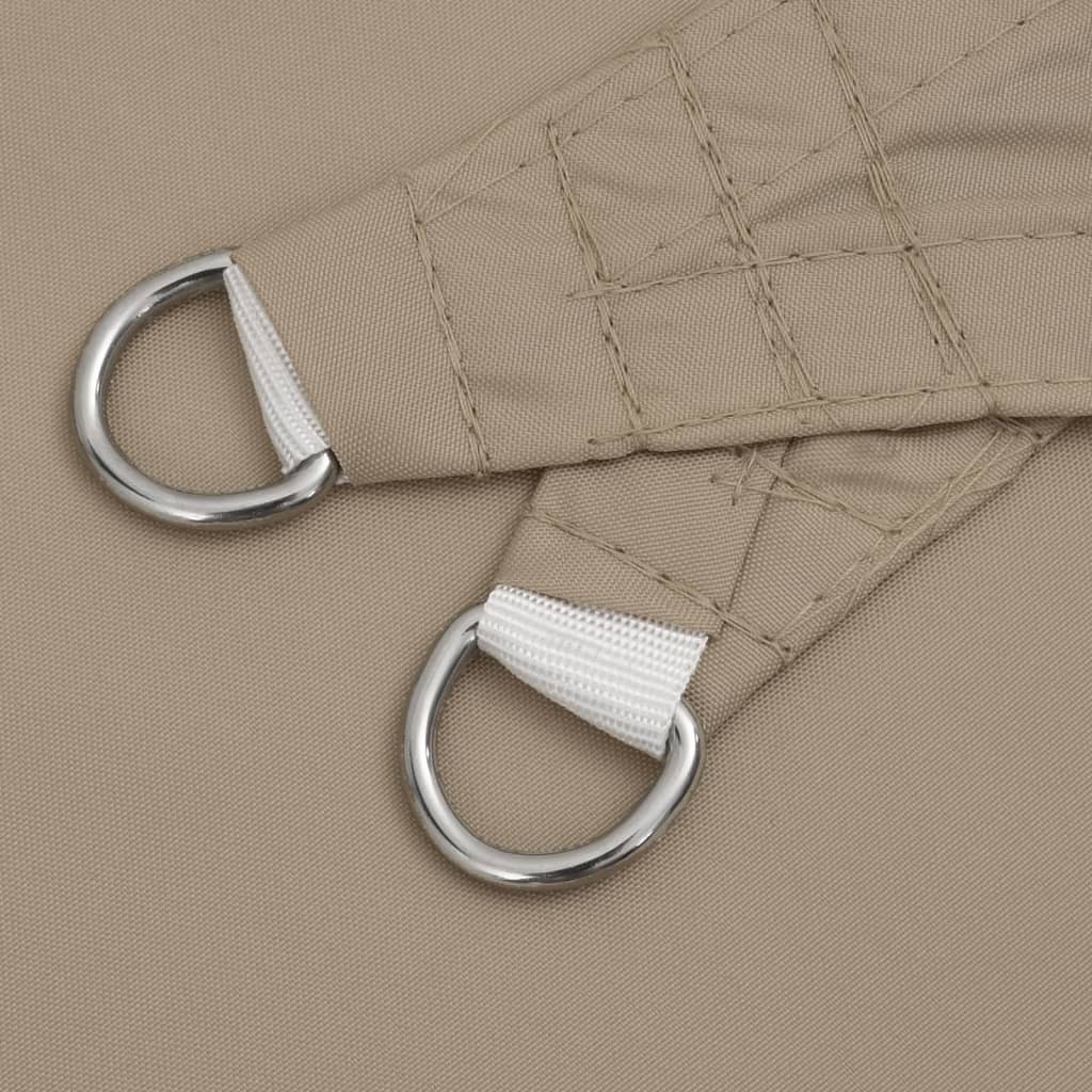 vidaXL Πανί Σκίασης Ορθογώνιο Taupe 2,5 x 3 μ. από Ύφασμα Oxford