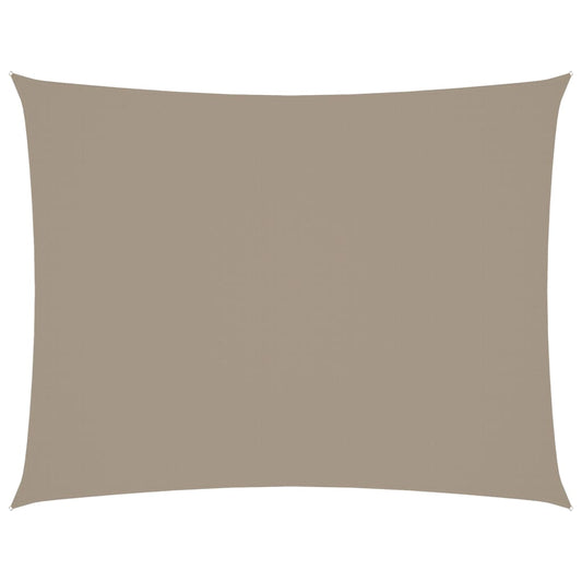 vidaXL Πανί Σκίασης Ορθογώνιο Taupe 2,5 x 4 μ. από Ύφασμα Oxford