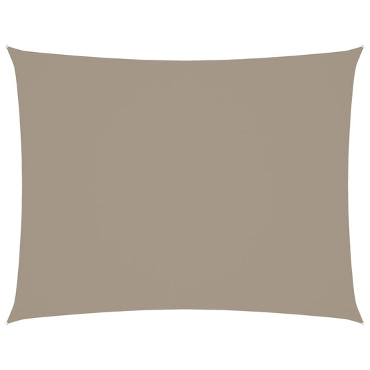 vidaXL Πανί Σκίασης Ορθογώνιο Taupe 3 x 4 μ. από Ύφασμα Oxford