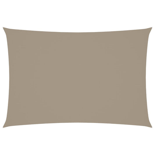 vidaXL Πανί Σκίασης Ορθογώνιο Taupe 3 x 5 μ. από Ύφασμα Oxford