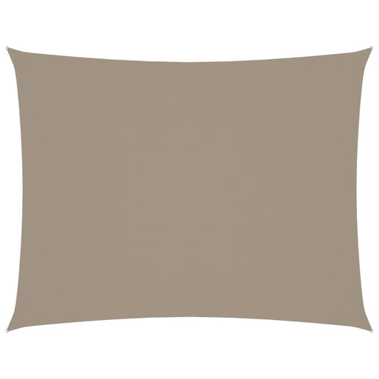 vidaXL Πανί Σκίασης Ορθογώνιο Taupe 3,5 x 4,5 μ. από Ύφασμα Oxford