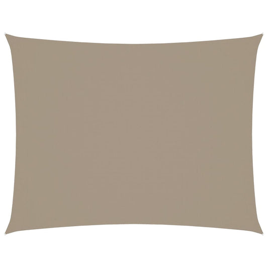 vidaXL Πανί Σκίασης Ορθογώνιο Taupe 3,5 x 5 μ. από Ύφασμα Oxford