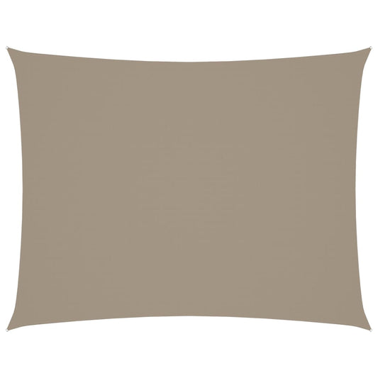 vidaXL Πανί Σκίασης Ορθογώνιο Taupe 4 x 5 μ. από Ύφασμα Oxford