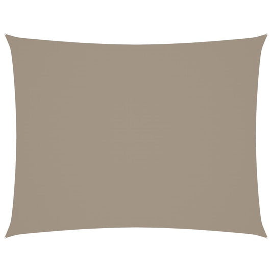 vidaXL Πανί Σκίασης Ορθογώνιο Taupe 5 x 6 μ. από Ύφασμα Oxford
