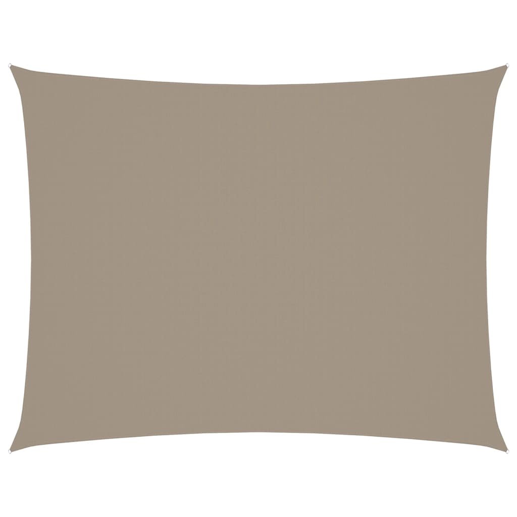 vidaXL Πανί Σκίασης Ορθογώνιο Taupe 5 x 7 μ. από Ύφασμα Oxford