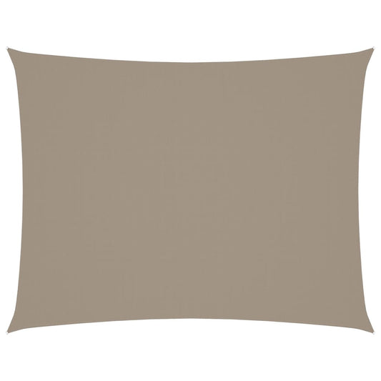 vidaXL Πανί Σκίασης Ορθογώνιο Taupe 6 x 7 μ. από Ύφασμα Oxford