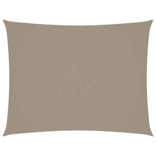 vidaXL Πανί Σκίασης Ορθογώνιο Taupe 6 x 8 μ. από Ύφασμα Oxford