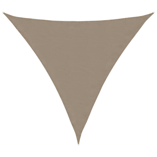 vidaXL Πανί Σκίασης Τρίγωνο Taupe 5 x 5 x 5 μ. από Ύφασμα Oxford