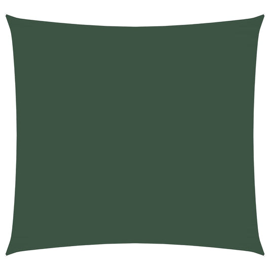 vidaXL Πανί Σκίασης Τετράγωνο Σκούρο Πράσινο 4 x 4 μ από Ύφασμα Oxford