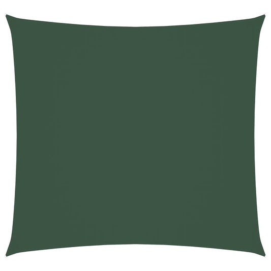 vidaXL Πανί Σκίασης Τετράγωνο Σκούρο Πράσινο 6 x 6 μ από Ύφασμα Oxford