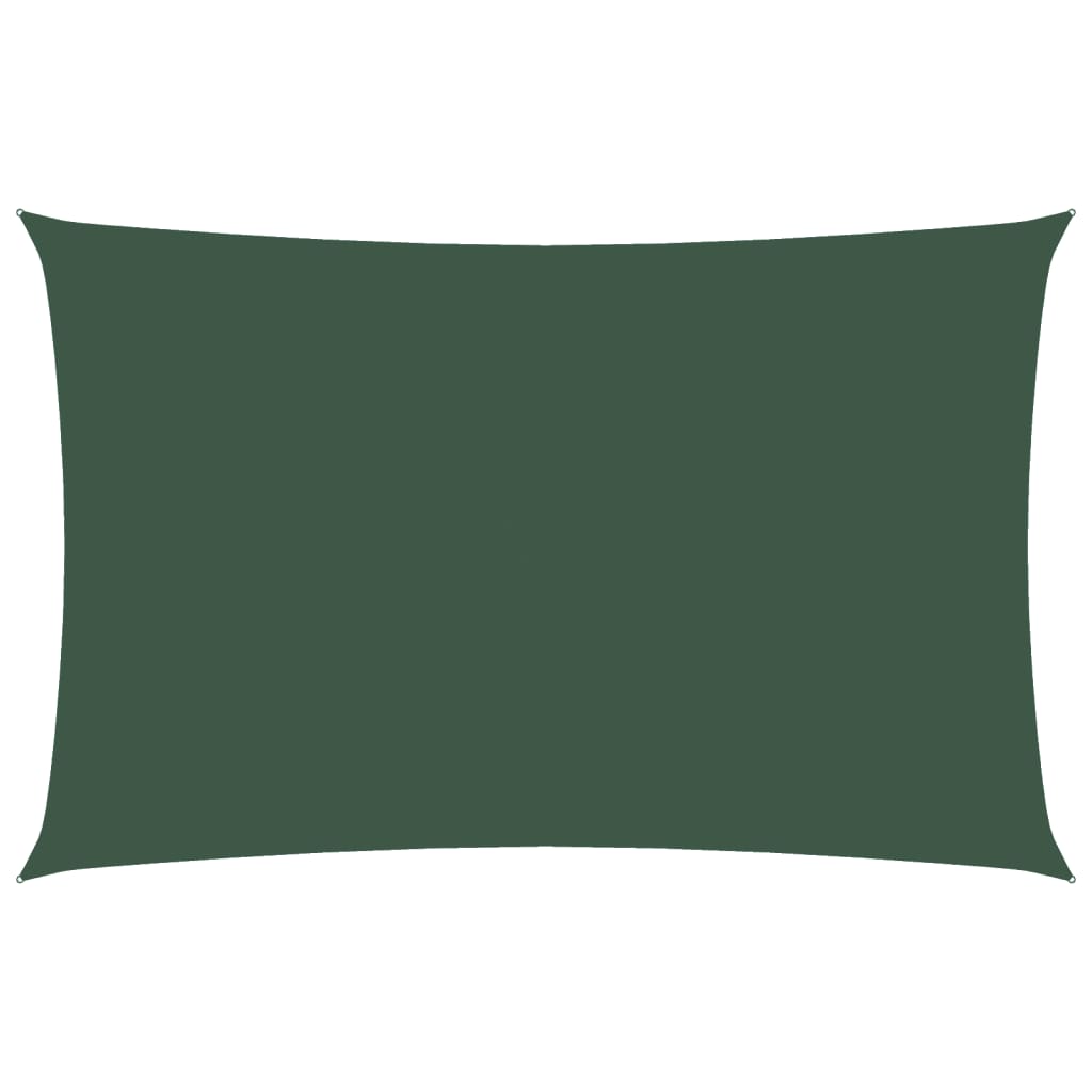 vidaXL Πανί Σκίασης Ορθογώνιο Σκούρο Πράσινο 2,5x5 μ από Ύφασμα Oxford