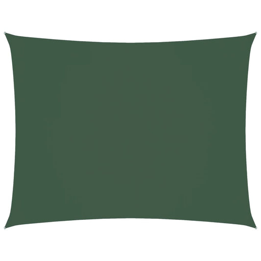 vidaXL Πανί Σκίασης Ορθογώνιο Σκ. Πράσινο 3,5 x 5 μ. από Ύφασμα Oxford