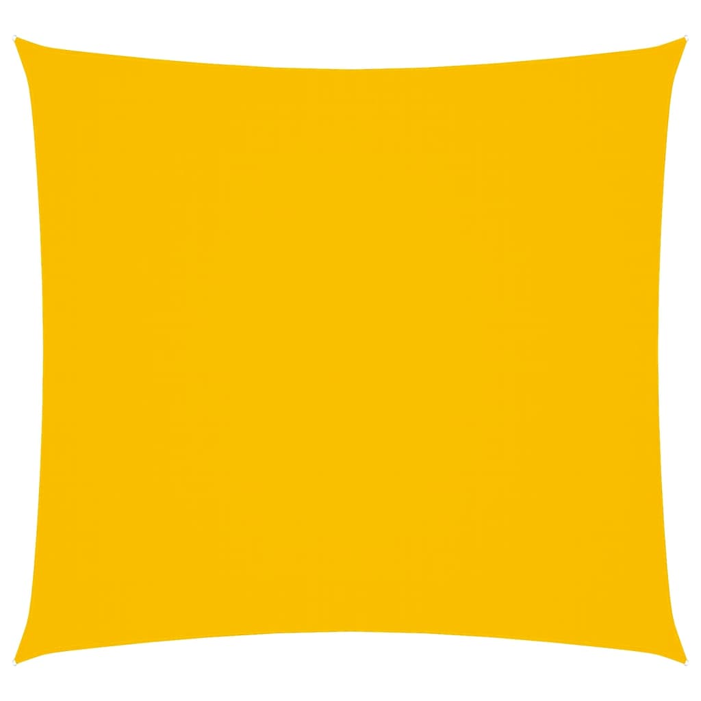 vidaXL Πανί Σκίασης Τετράγωνο Κίτρινο 4 x 4 μ. από Ύφασμα Oxford