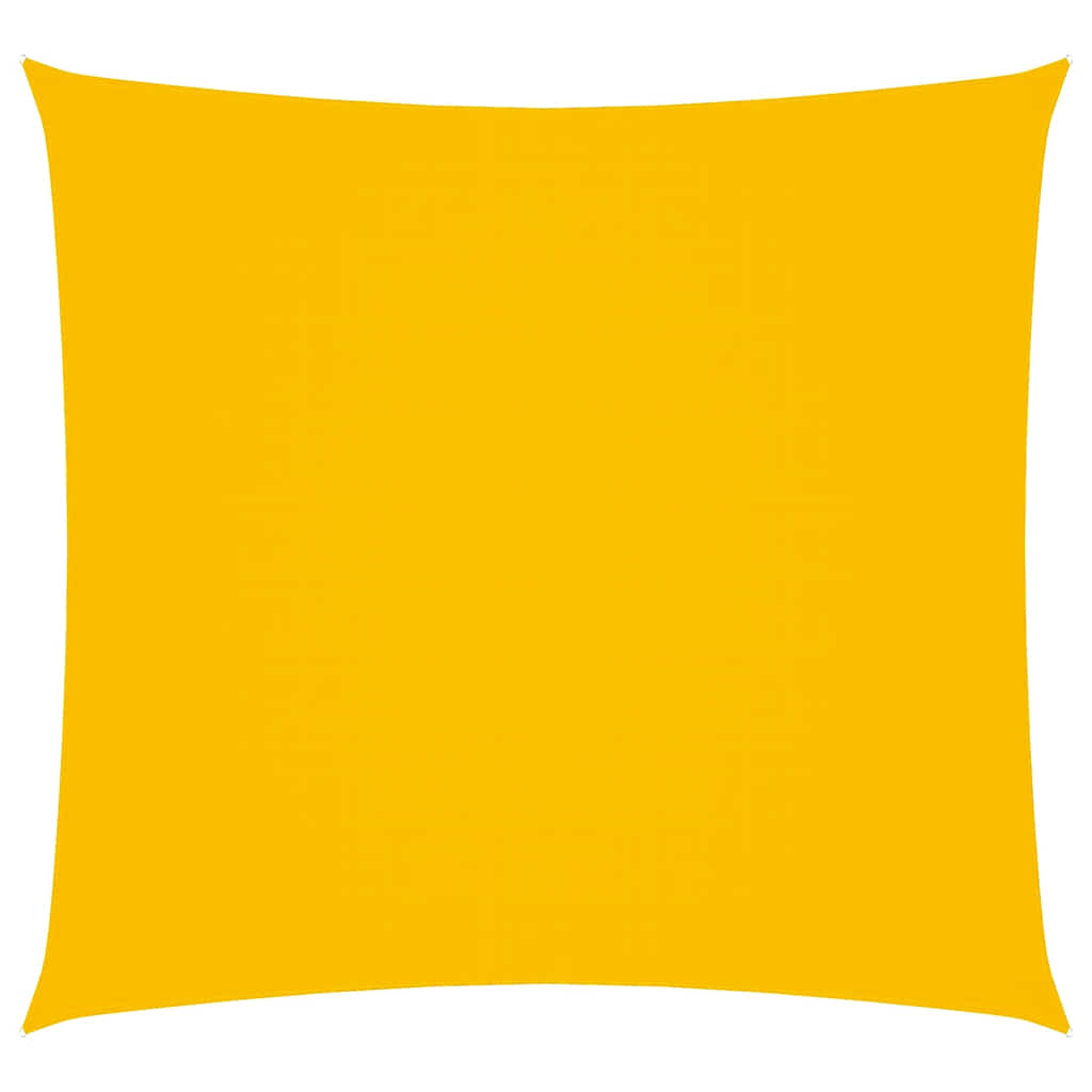vidaXL Πανί Σκίασης Τετράγωνο Κίτρινο 6 x 6 μ. από Ύφασμα Oxford