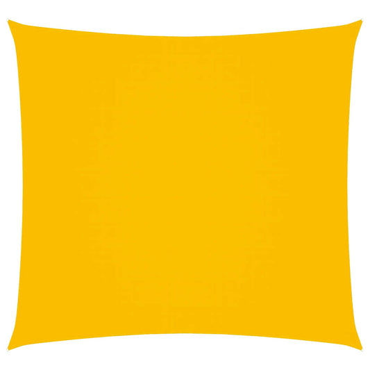 vidaXL Πανί Σκίασης Τετράγωνο Κίτρινο 6 x 6 μ. από Ύφασμα Oxford