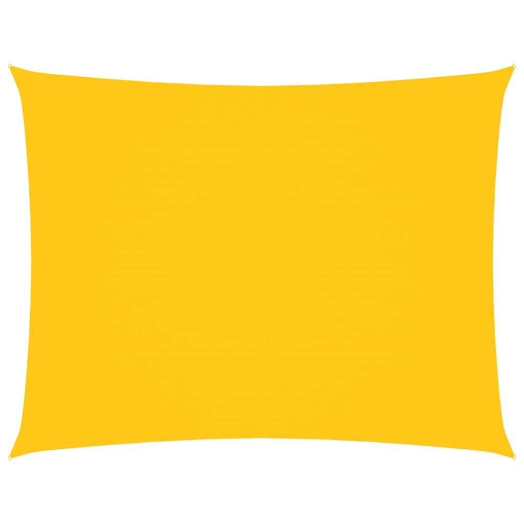 vidaXL Πανί Σκίασης Ορθογώνιο Κίτρινο 3,5 x 4,5 μ. από Ύφασμα Oxford