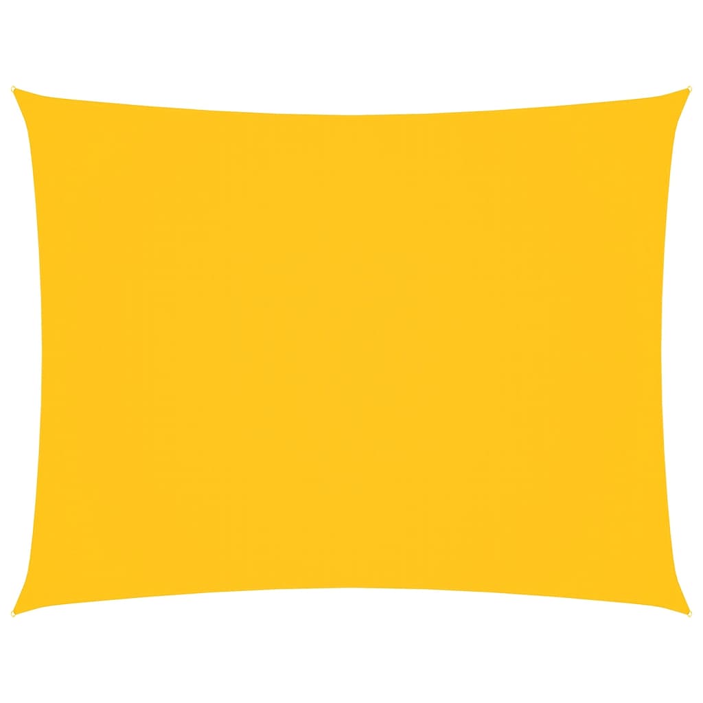 vidaXL Πανί Σκίασης Ορθογώνιο Κίτρινο 4 x 6 μ. από Ύφασμα Oxford