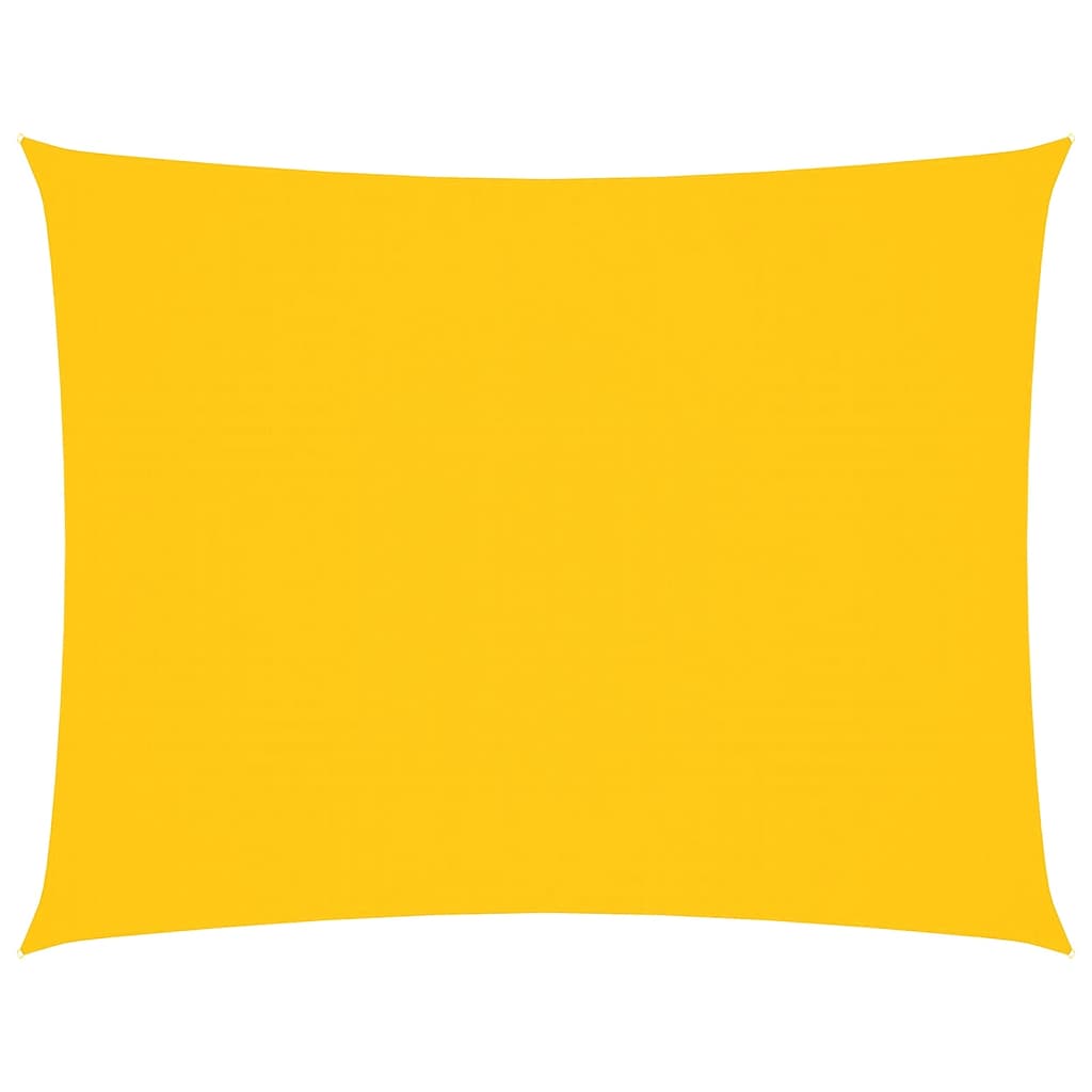 vidaXL Πανί Σκίασης Ορθογώνιο Κίτρινο 6 x 7 μ. από Ύφασμα Oxford