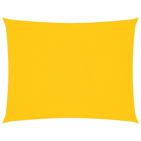 vidaXL Πανί Σκίασης Ορθογώνιο Κίτρινο 6 x 7 μ. από Ύφασμα Oxford