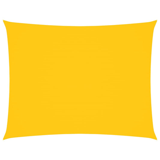 vidaXL Πανί Σκίασης Ορθογώνιο Κίτρινο 6 x 8 μ. από Ύφασμα Oxford