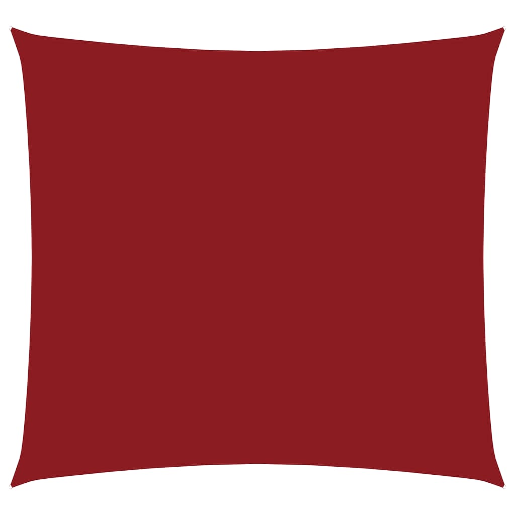 vidaXL Πανί Σκίασης Τετράγωνο Κόκκινο 2,5 x 2,5 μ. από Ύφασμα Oxford